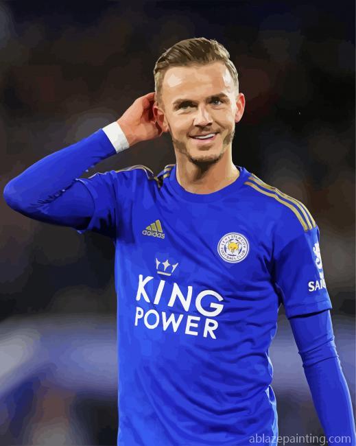 The Footballer James Maddison Paint By Numbers.jpg