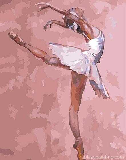 Girl In Ballet Lesson Paint By Numbers.jpg