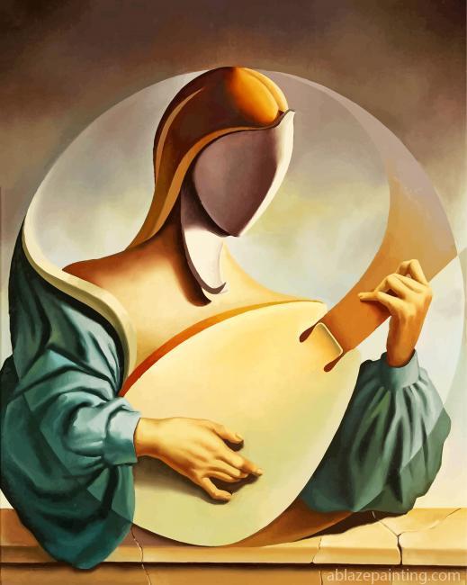 Woman Playing Oud Paint By Numbers.jpg