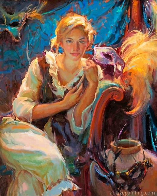 Beautiful Blond Girl Paint By Numbers.jpg