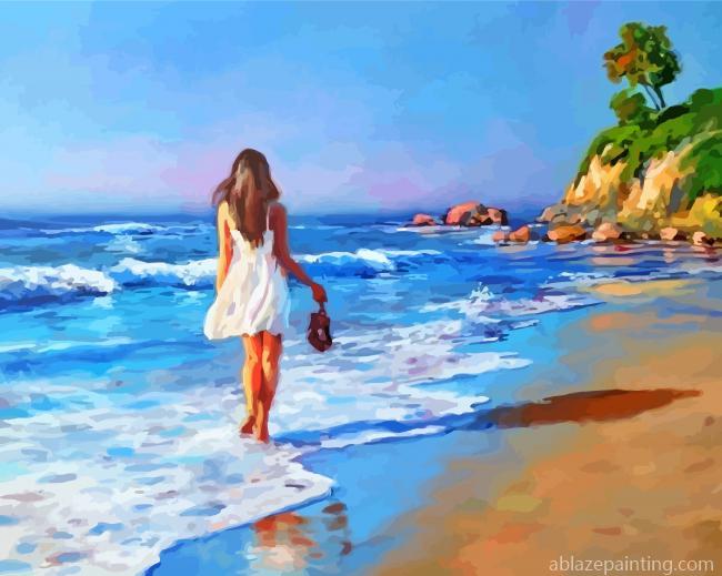 Girl By Beach Paint By Numbers.jpg