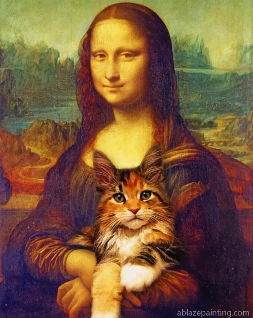 Mona Lisa And Her Cat New Paint By Numbers.jpg