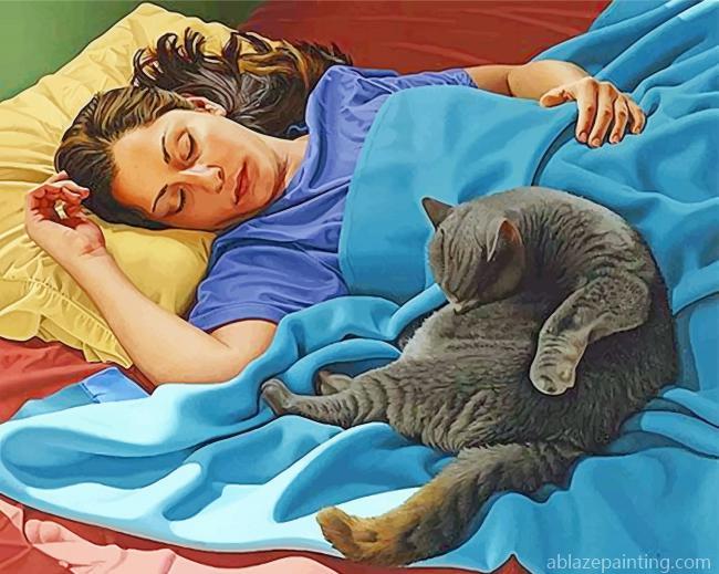 Woman And Cat Sleeping Paint By Numbers.jpg