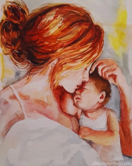 Mom And Her Baby New Paint By Numbers.jpg