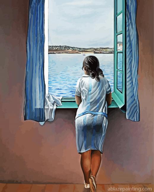 Woman On Window Art Paint By Numbers.jpg