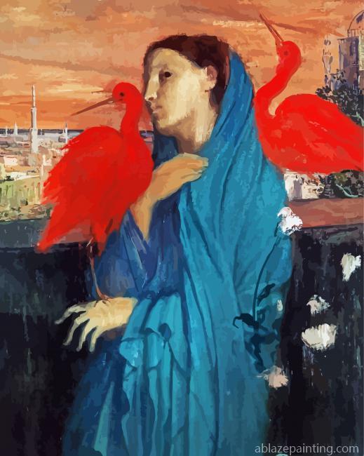 Young Woman With Ibis Edgar Degas Paint By Numbers.jpg