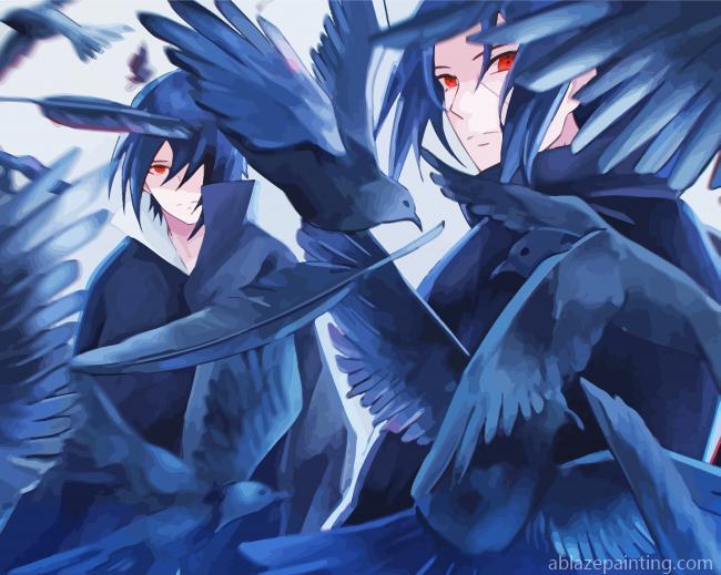Sasuke And Itachi Anime Characters Paint By Numbers.jpg