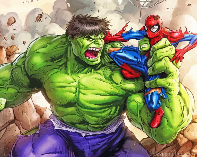 Spider Man Hulk Art Paint By Numbers.jpg