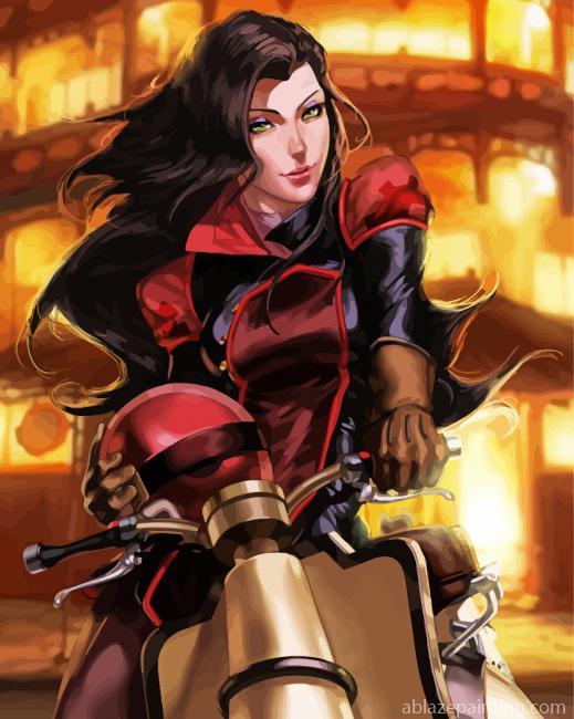 Asami Sato From Avatar Anime Paint By Numbers.jpg
