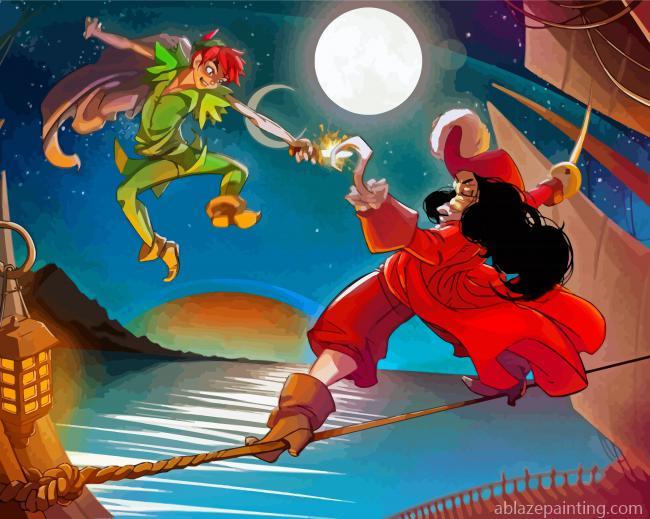 Peter Pan And Hook Fight Paint By Numbers.jpg