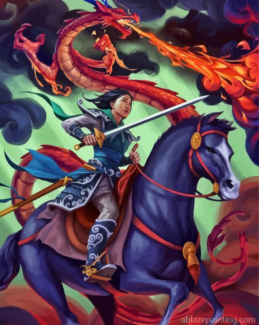 Disney Mulan Mushu Dragon Paint By Numbers.jpg