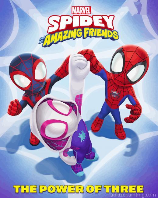 Spidey And His Amazing Friends The Power Of Three Paint By Numbers.jpg