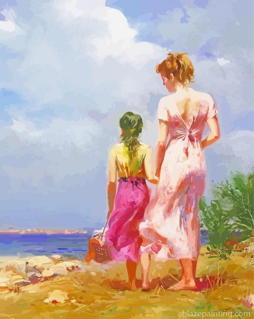 Hand In Hand By Pino Daeni Paint By Numbers.jpg