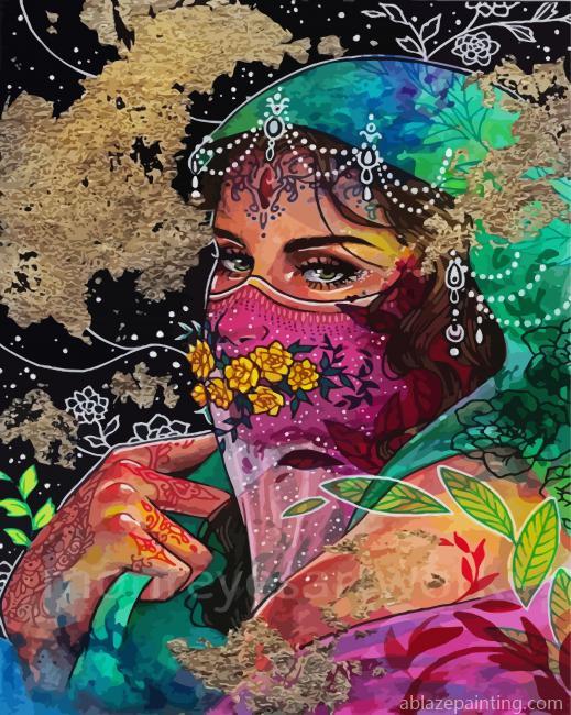 Aesthetic Arab Woman Paint By Numbers.jpg