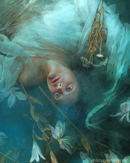 Sad Woman Underwater New Paint By Numbers.jpg