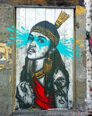 Native Woman Banksy Paint By Numbers.jpg