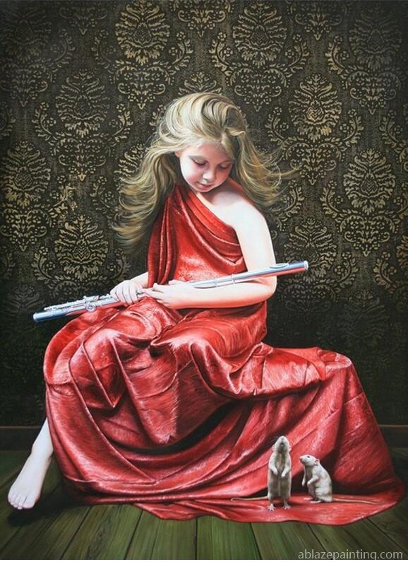 Girl Flute Player Paint By Numbers.jpg