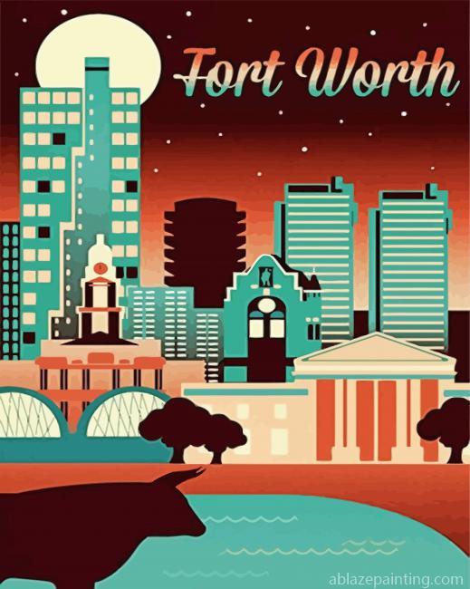 Fort Worth Texas Poster Paint By Numbers.jpg