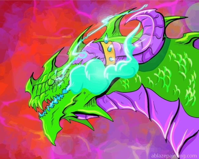 Colorful Neon Dragon Paint By Numbers.jpg