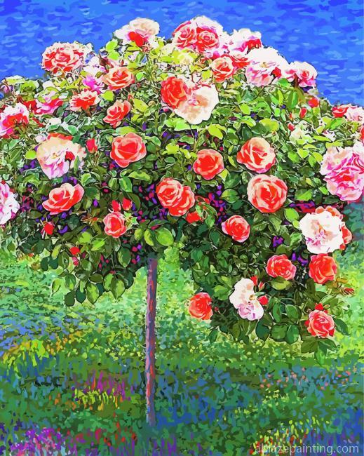 Rose Tree Illustration Paint By Numbers.jpg