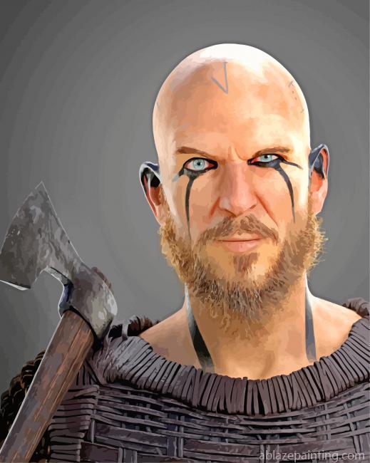 Floki With Axe Paint By Numbers.jpg