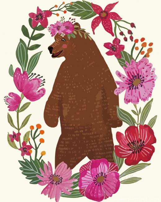 Flower Bear Art Paint By Numbers.jpg