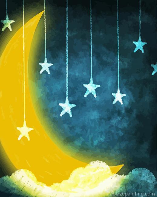 Moon And Stars Paint By Numbers.jpg