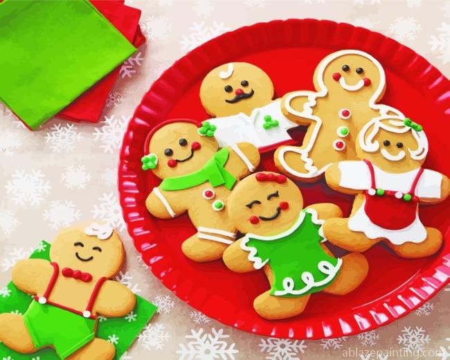 Christmas Gingerbread Man Cookies Paint By Numbers.jpg