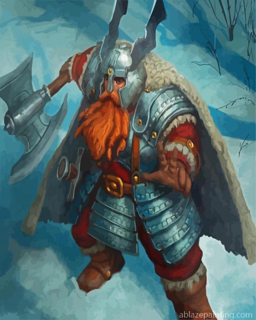 Aesthetic Warrior Dwarf Paint By Numbers.jpg