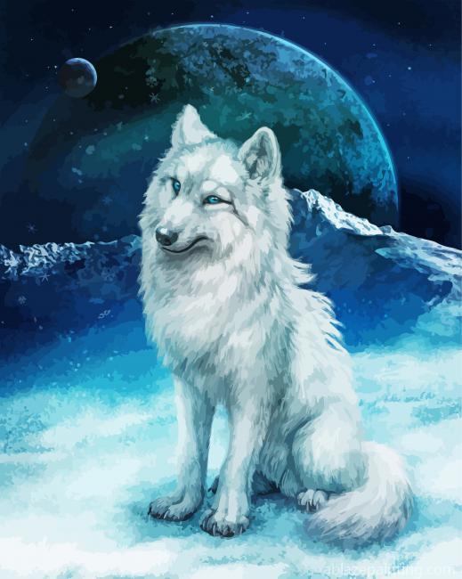 White Moon Wolf Paint By Numbers.jpg