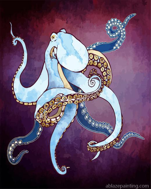 Aesthetic Metallic Octopus Paint By Numbers.jpg