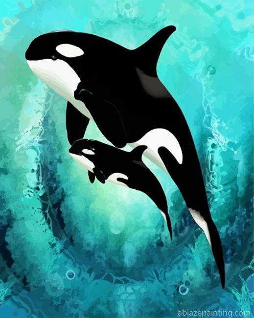 Killer Whales Paint By Numbers.jpg