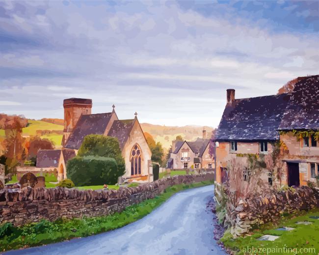 Aesthetics Cotswolds Houses Paint By Numbers.jpg