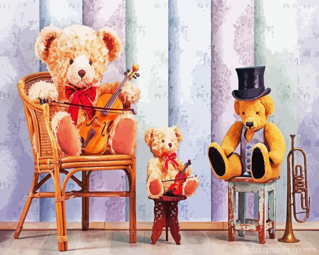 Teddy Bears Band Paint By Numbers.jpg
