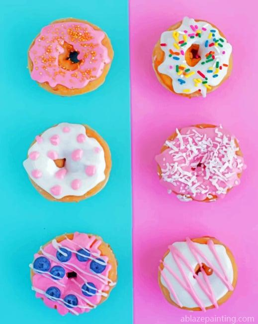 Sweet Donuts Food Paint By Numbers.jpg