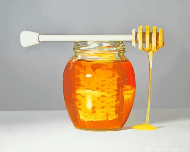 Honey Jar Still Life Paint By Numbers.jpg