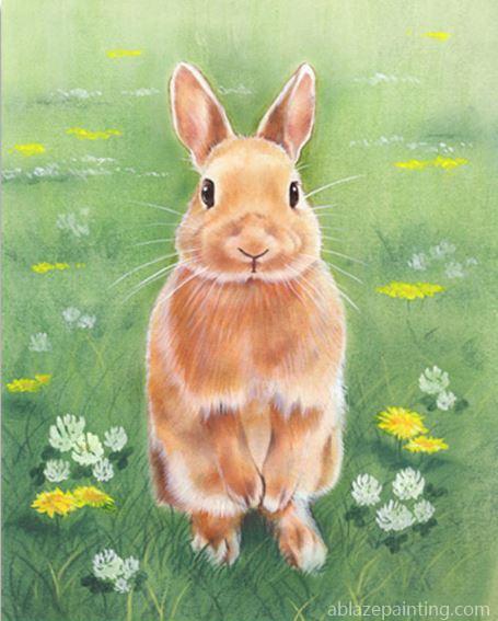 Rabbit In The Grass Paint By Numbers.jpg