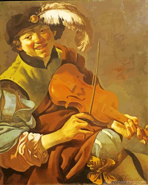 A Boy Violinist Art Paint By Numbers.jpg