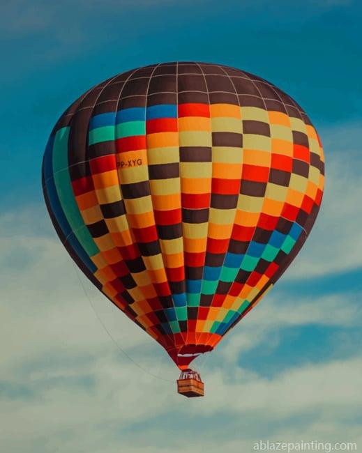 Hot Air Balloon In The Air Colorful Paint By Numbers.jpg
