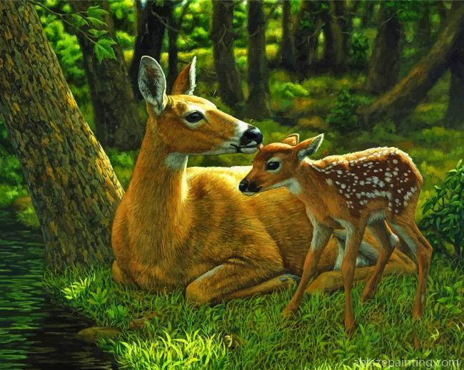 Deer And Fawn Paint By Numbers.jpg