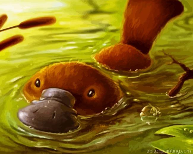 Platypus Animal Paint By Numbers.jpg