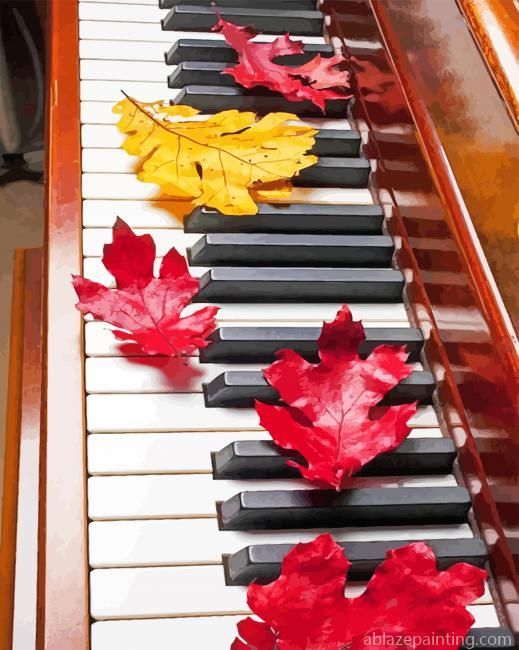 Piano And Autumn Leaves New Paint By Numbers.jpg
