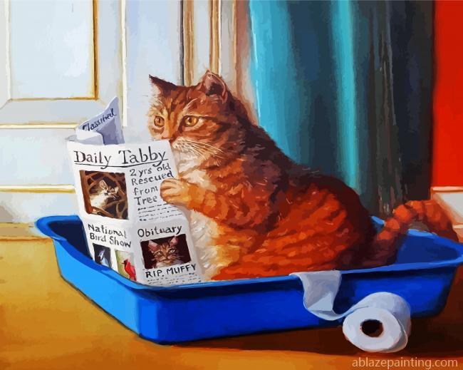 Kitty Reading The Newspaper Paint By Numbers.jpg