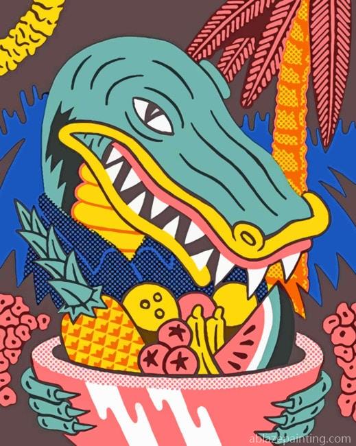 Alligator Art Animals Paint By Numbers.jpg