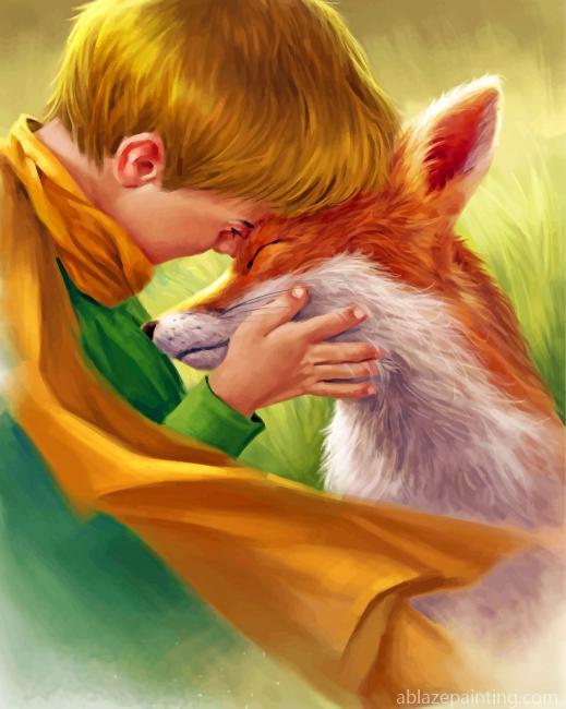 Little Prince With His Fox Paint By Numbers.jpg