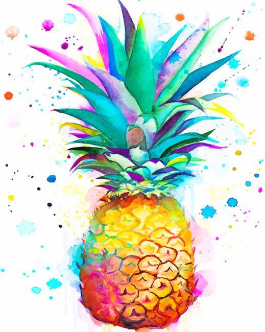 Colors Splash Pineapple New Paint By Numbers.jpg