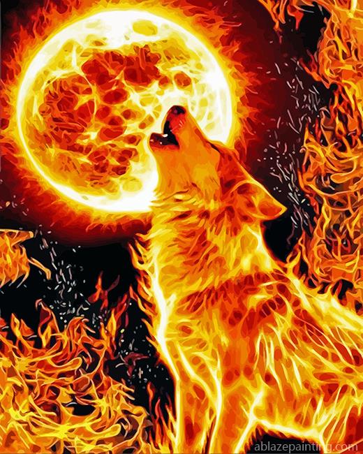 Fire Wolf Paint By Numbers.jpg
