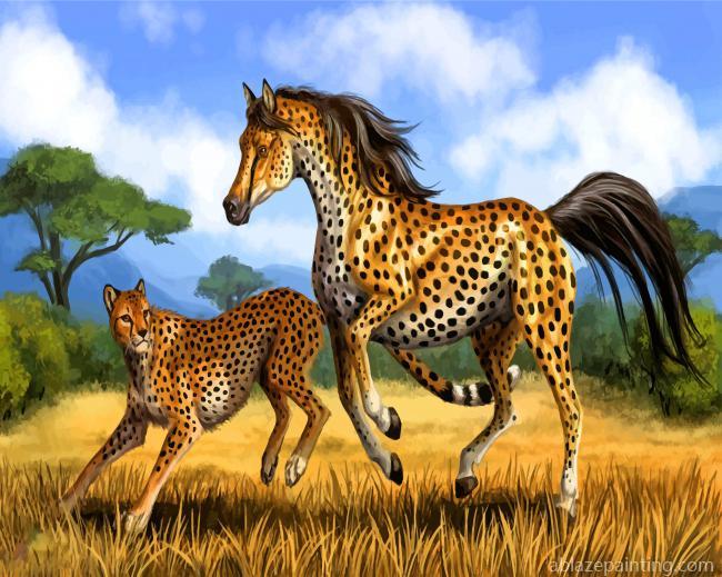 Hybrid Cheetah Horse Paint By Numbers.jpg