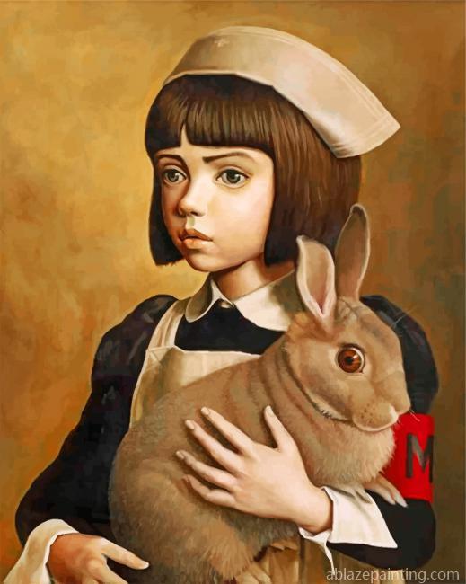 Girl And Rabbit Paint By Numbers.jpg