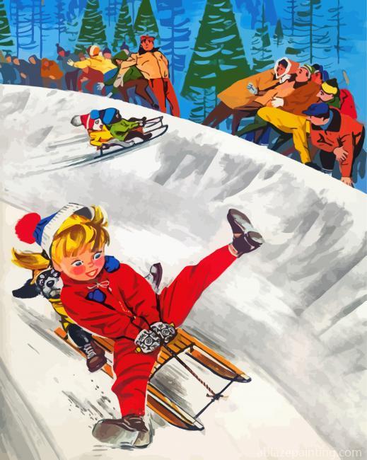 Skiing Time Paint By Numbers.jpg